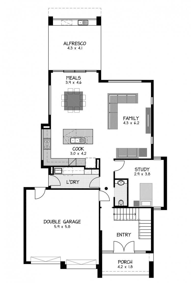 Rossdale Homes Grange St Clair Floor plan