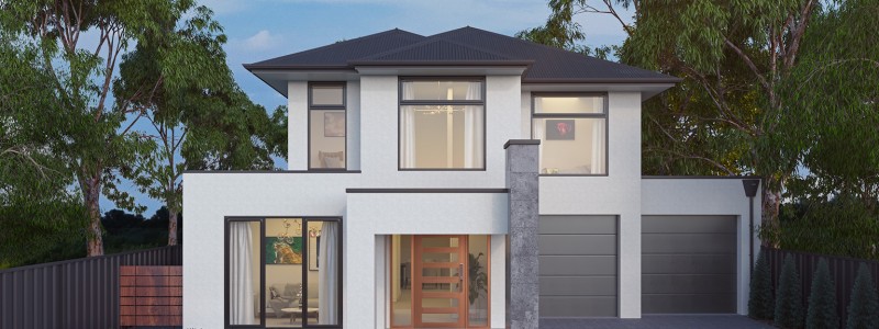 Teringie Contemporary1 web v2 Double Storey Custom Home Builder Adelaide South Australia