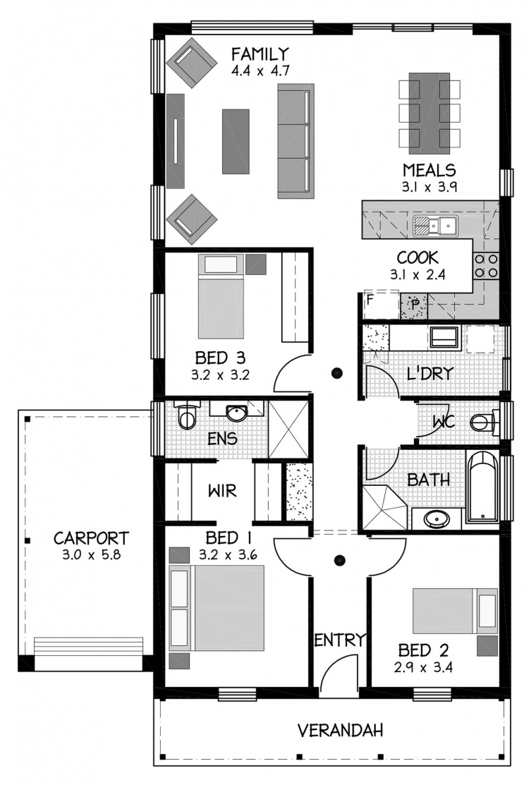 Rossdale Homes Unley Floor plan
