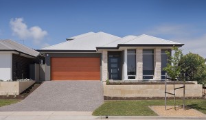 Byron front elevation02 Byron Custom courtyard Home Builder Adelaide South Australia