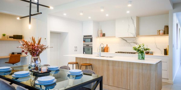 Kitchen Living The Broadway Double Storey Custom Home Builder Adelaide South Australia DSC 7720 HDR