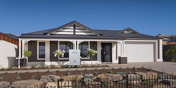 Aldgate front elevation Split Level Custom Home Builder Adelaide South Australia