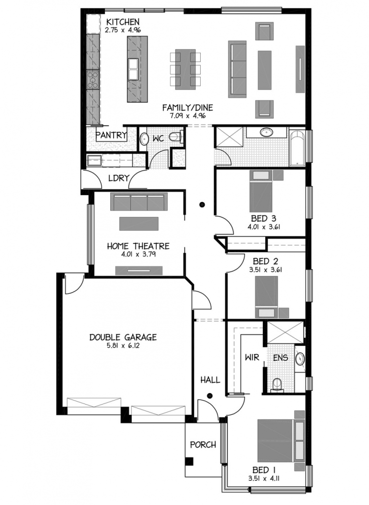 Rossdale Homes Brighton Floor plan