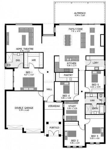 Rossdale Homes Calais Floor plan