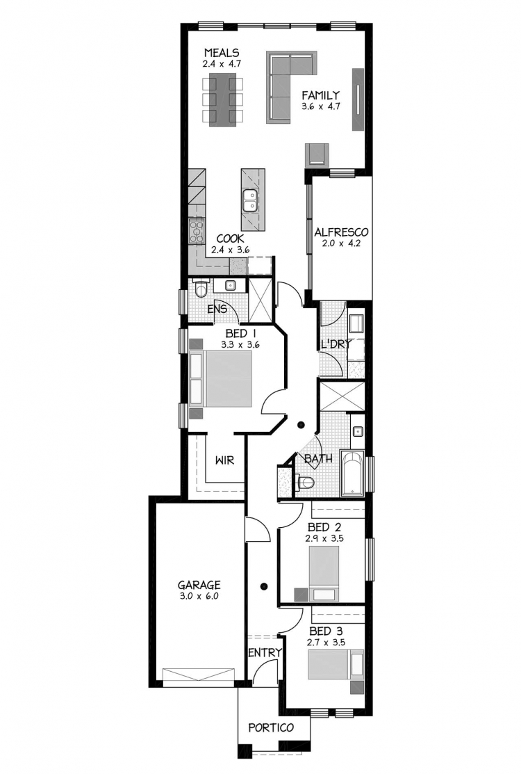 Rossdale Homes Firle Floor plan