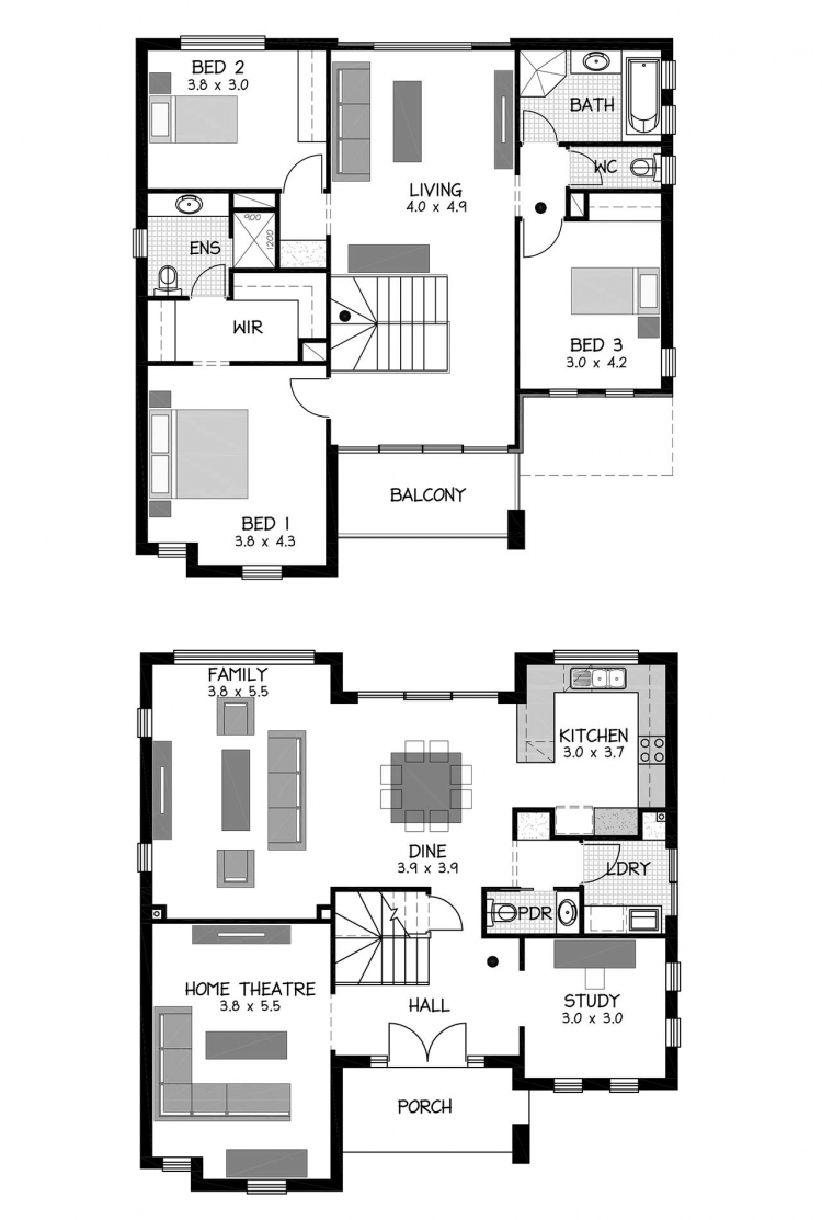 Rossdale Homes Fulham Floor plan