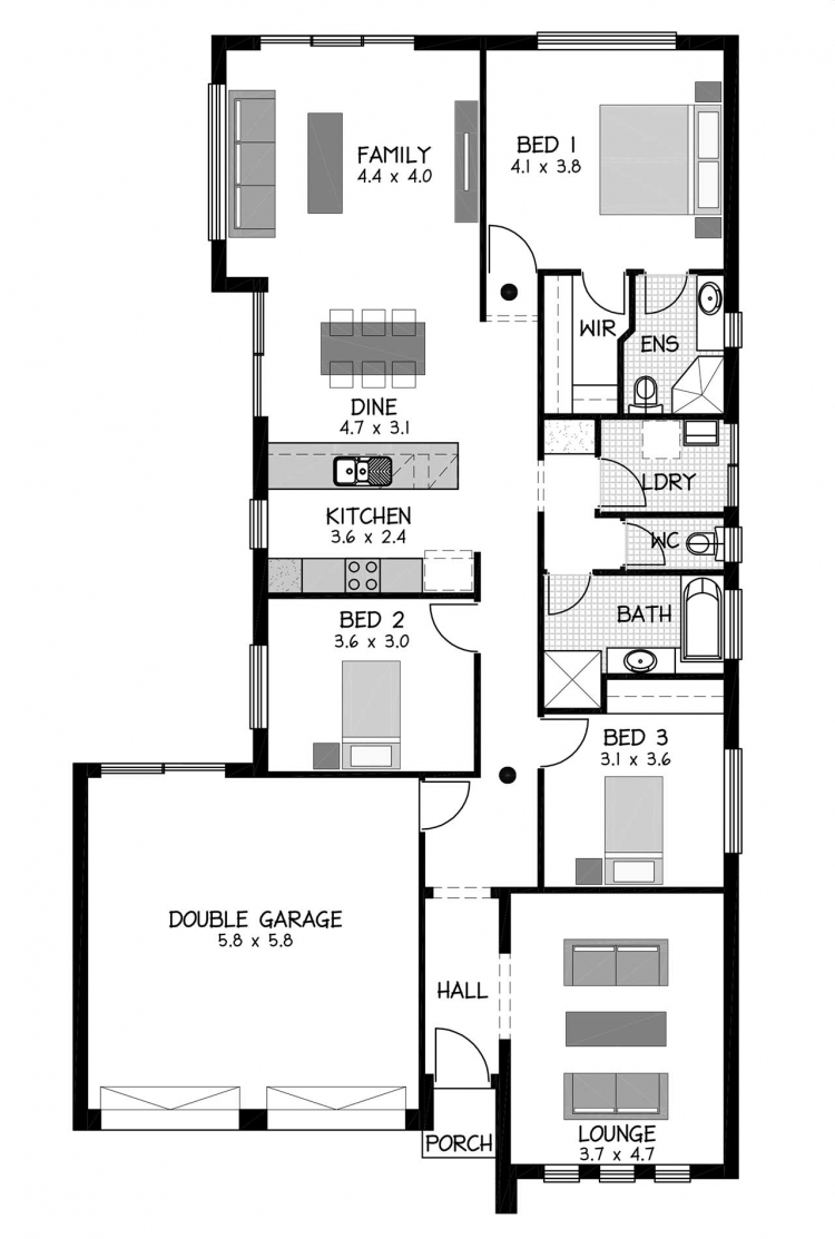 Rossdale Homes Kyton Floor plan