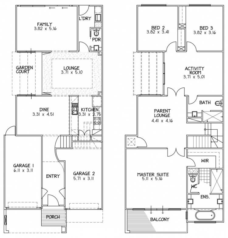 Rossdale Homes Manhattan Floor plan