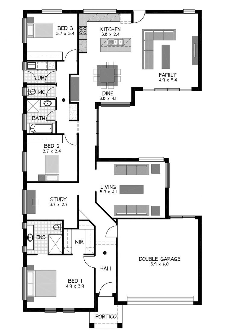 Rossdale Homes Millsbrook Floor plan