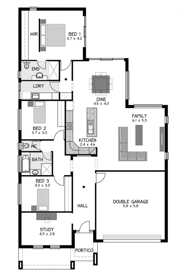 Rossdale Homes Playford Floor plan