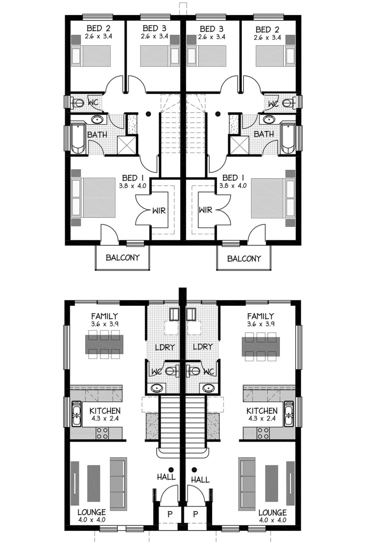 Rossdale Homes St Johns Row Floor plan