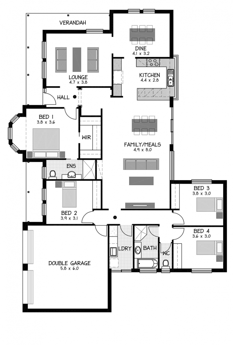 Rossdale Homes Willunga Floor plan