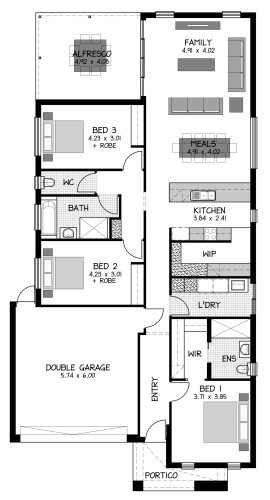 GRACE 227A LHS NCC SALES SKETCH bw