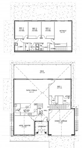 Floorplan Lower and Upper rdh
