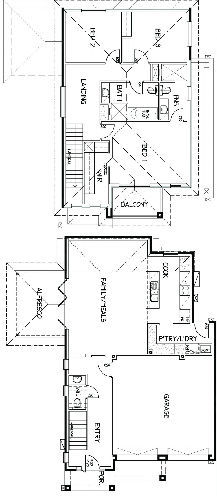 Floor Plan 16161WD HOUSE 1