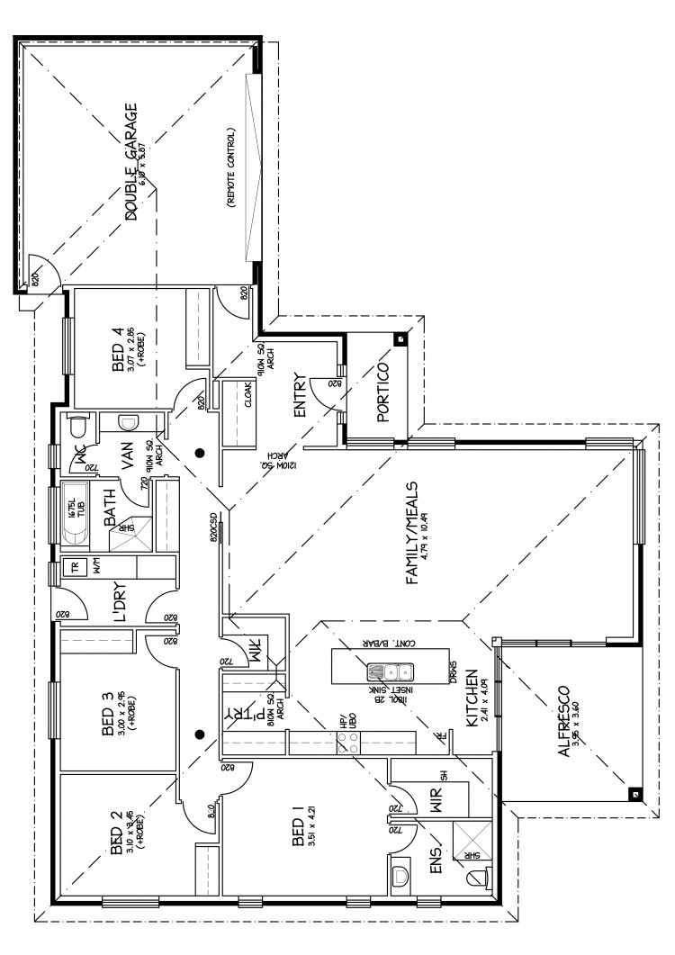 Rear of 71 Harrison Rd Devon Pk Sketch v4