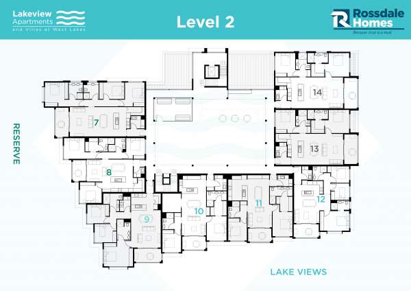 Rossdale Lakeview west lakes views Apartment Levels 2