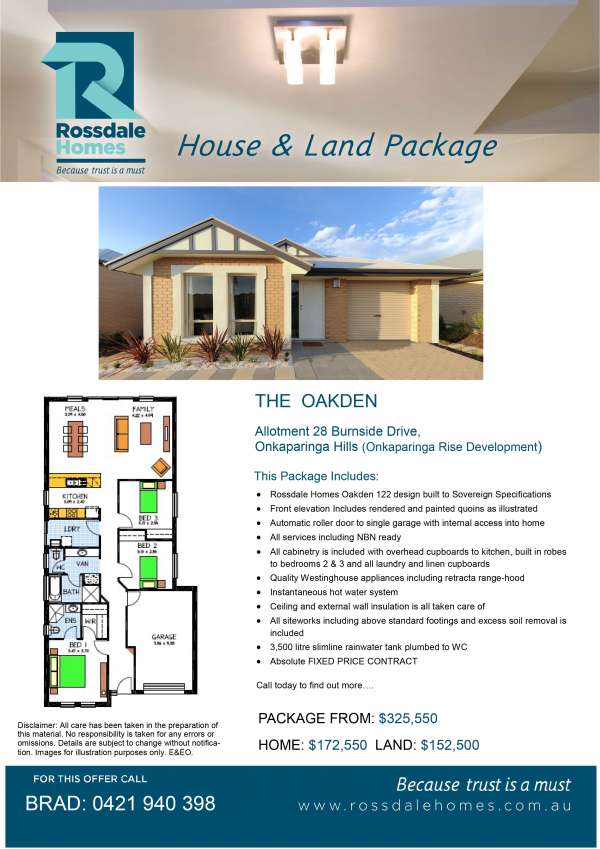 Onkaparinga Rise Rossdale Homes Rossdale Homes Adelaide, South